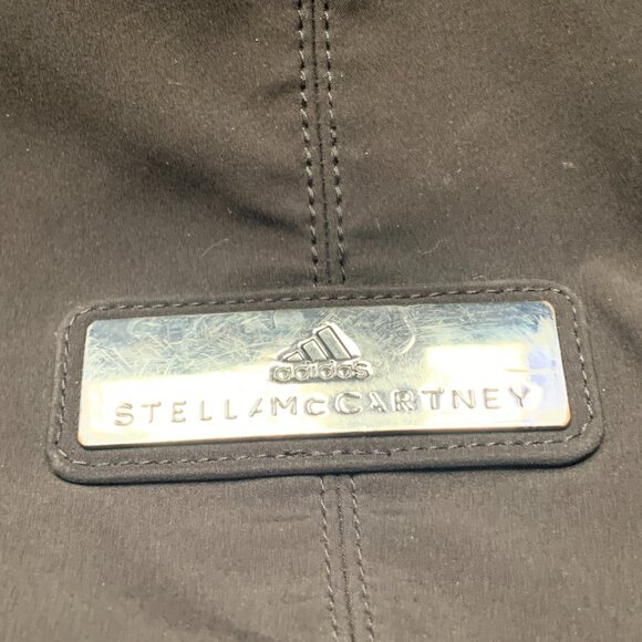Adidas by Stella McCartney Black Shoulder Tote Gym Duffel Bag Travel Pockets Zip - Picture 7 of 11
